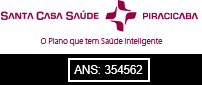 Logo Santa Casa Saúde e ANS